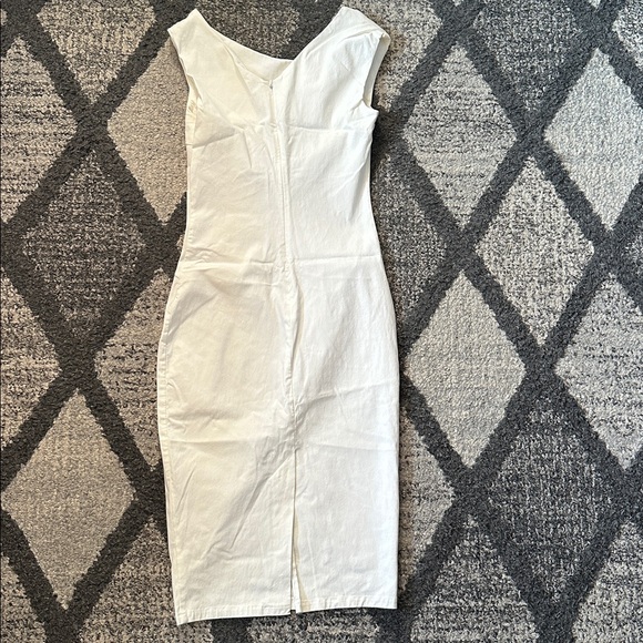 MUXXN Women's Retro 1950s Style Sleeveless Slim Business Pencil Dress - Picture 10 of 13